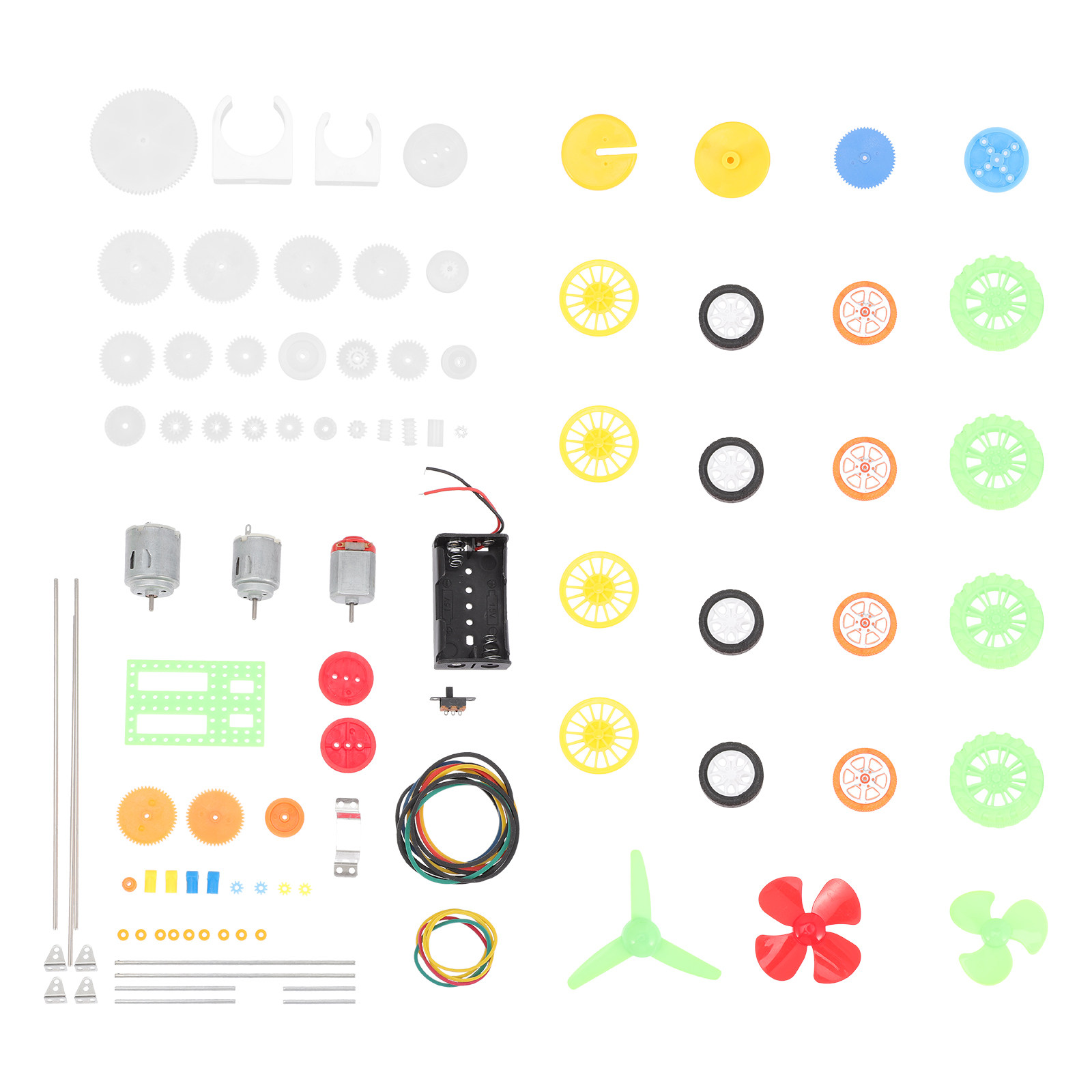 112-teiliges DC-Motor-Zahnrad- – Science Kit Bewertung und Preis